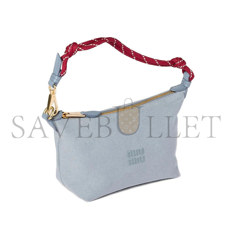 MIU MIU SPIRIT GABARDINE POUCH 5NE841 (18.5*14*10cm)